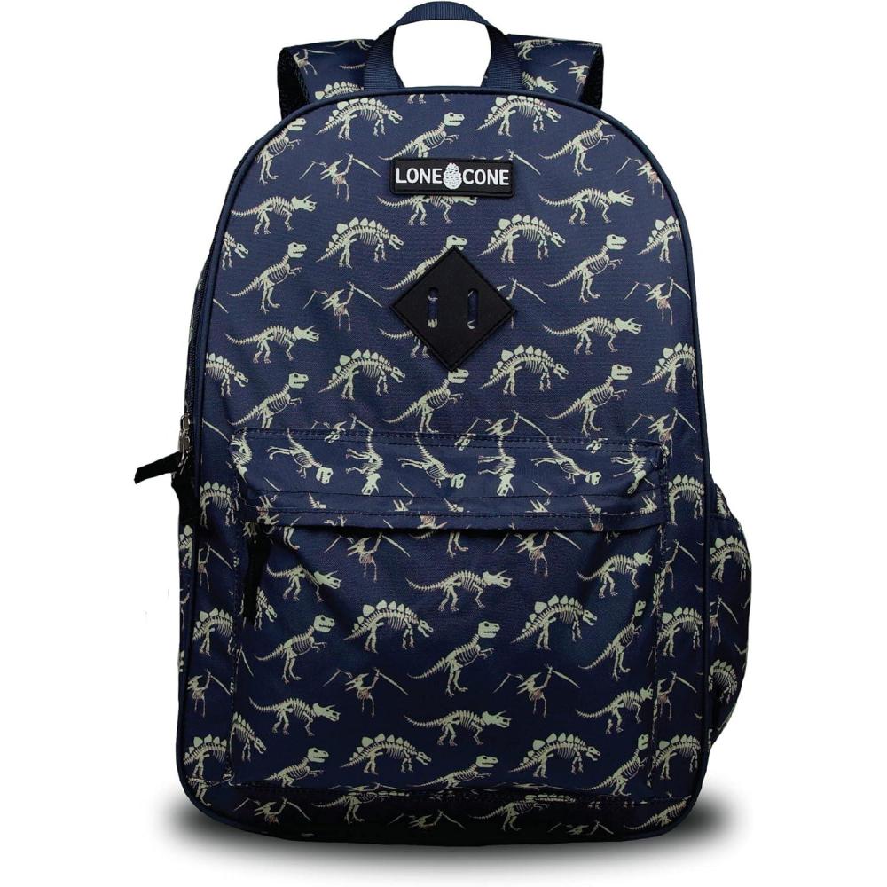 imageLone Cone School Kids Backpacks for Girls ampamp Boys Cute Toddler Backpack for Girls ampamp Boys wLaptop Sleeve  Kids Laptop Backpack 17quot tall  No Bones About It