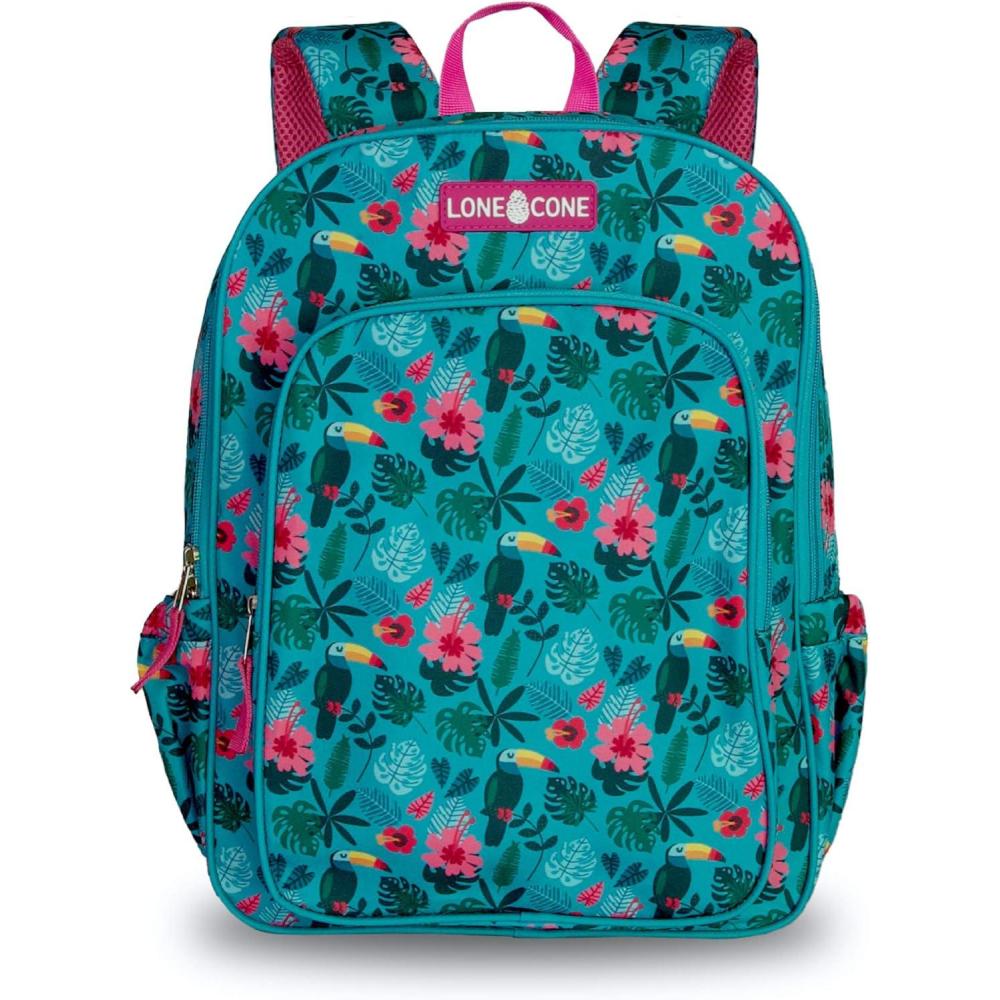 imageLone Cone School Kids Backpacks for Girls ampamp Boys Kindergarten ampamp Elementary cute Toddler Backpack for Girls ampamp Boys Preschool Grades 13 Little Learner 15quot tall Toucan Tango