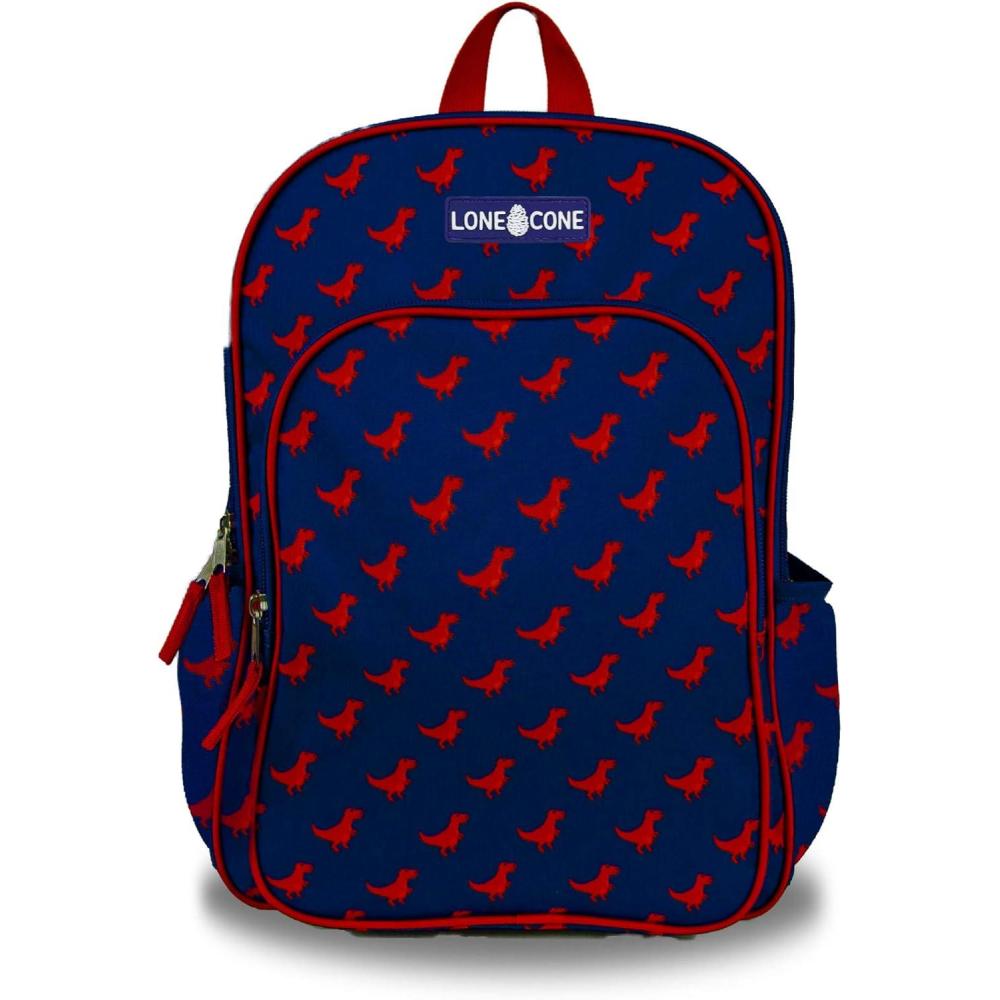 imageLone Cone School Kids Backpacks for Girls ampamp Boys Kindergarten ampamp Elementary cute Toddler Backpack for Girls ampamp Boys Preschool Grades 13 Little Learner 15quot tall Buddy the Trex