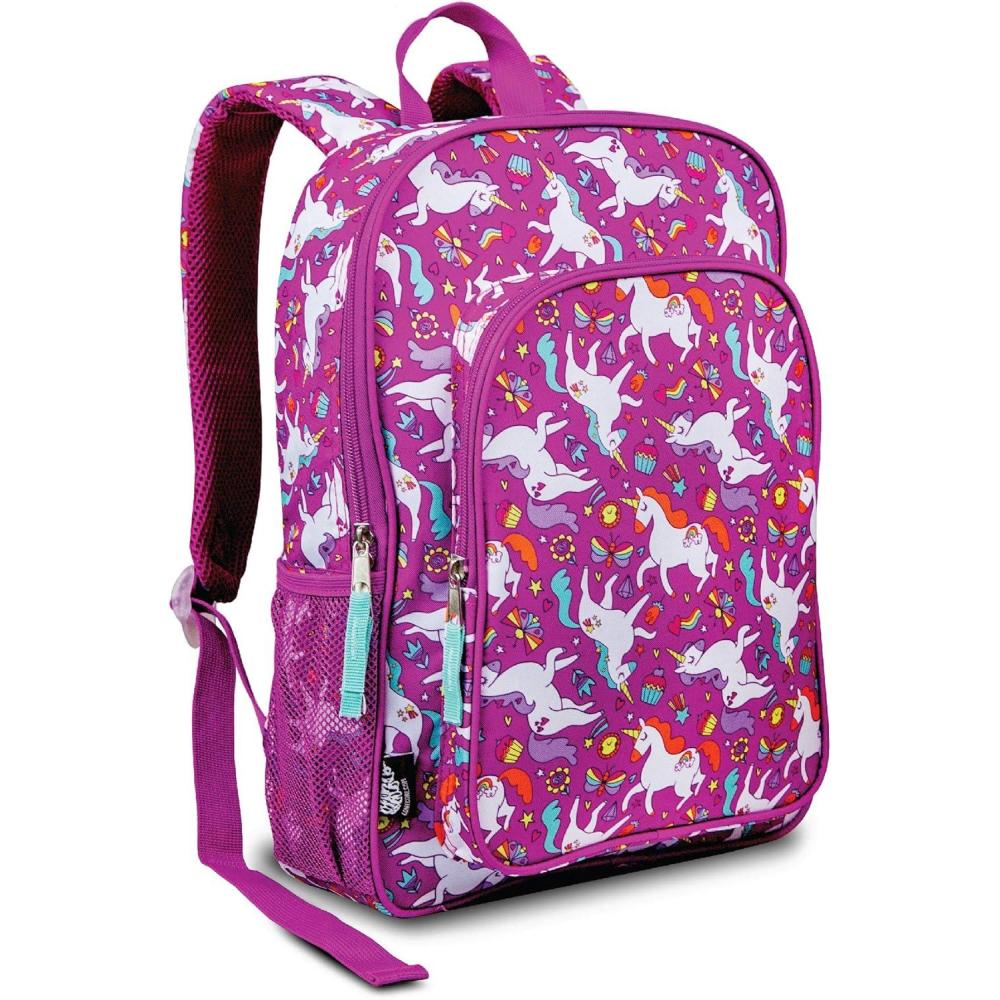 imageLone Cone School Kids Backpacks for Girls ampamp Boys Kindergarten ampamp Elementary cute Toddler Backpack for Girls ampamp Boys Preschool Grades 13 Little Learner 15quot tall Mary the Unicorn