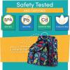 Lone Cone Kids’ Insulated Fabric Lunchbag – Fun Patterns for Boys and Girls, Snack-O-Saurus