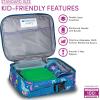 Lone Cone Kids’ Insulated Lunch Box – Fun Patterns for Boys and Girls, Fish + Chips (Mermaids), Standard