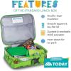 Lone Cone Kids’ Insulated Lunch Box – Fun Patterns for Boys and Girls, Food Fighters (Army Men), Standard