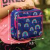 Lone Cone Kids’ Insulated Lunch Box – Fun Patterns for Boys and Girls, Hearts and Rainbows, Standard