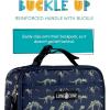 Lone Cone Kids’ Insulated Lunch Box – Fun Patterns for Boys and Girls, No Bones About It, Standard