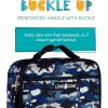 Lone Cone Kids’ Insulated Lunch Box – Fun Patterns for Boys and Girls, Shark Shadows (Camo), Standard