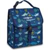 Lone Cone Kids’ Insulated Fabric Lunchbag – Fun Patterns for Boys and Girls, Shark Attack, Standard