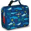 Lone Cone Kids’ Insulated Lunch Box – Fun Patterns for Boys and Girls, Shark Attack, Standard