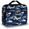 Lone Cone Kids’ Insulated Lunch Box – Fun Patterns for Boys and Girls, Shark Shadows (Camo), Standard